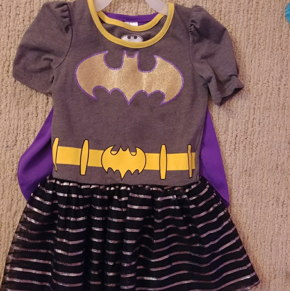 Bat girl dress with cape